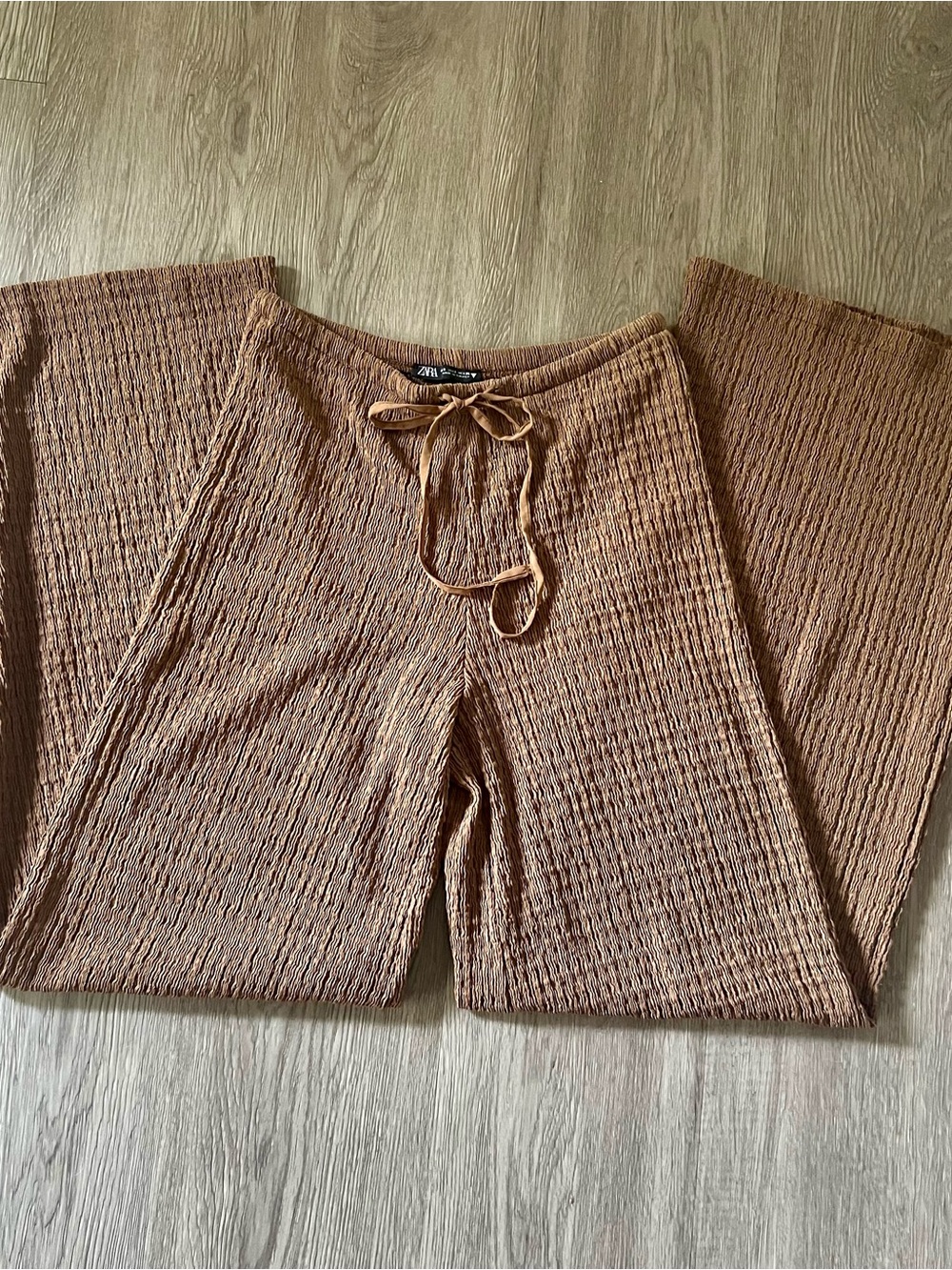 Zara textured straight leg pants - Picture 2 of 5